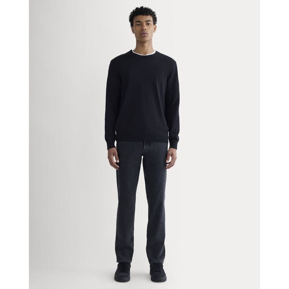 Everlane Men's Athletic 4-Way Stretch Organic Jean | Uniform in Washed Black, S…